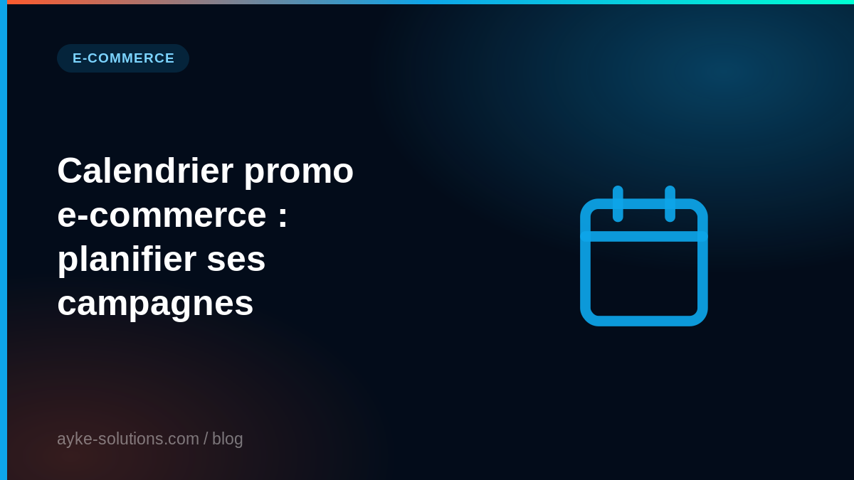 Calendrier promo e-commerce : planifier ses campagnes
