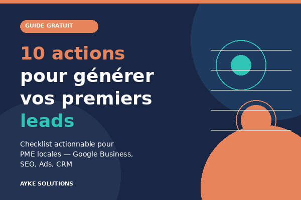 Guide PME — 10 actions pour générer vos premiers leads